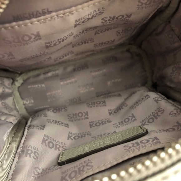 *** Michael Kors *** Grey Studded Leather Mini Backpack main image 6